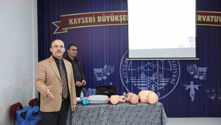 Büyükşehir’den personeline sertifikalı ‘ilk yardım’ eğitimi