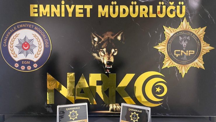 Çanakkale’de üzerinden uyuşturucu çıkan şüpheli tutuklandı