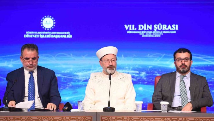 Diyanet İşleri Başkanı Erbaş, “7. Din Şurası” kararlarını açıkladı