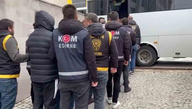 Edirne menkezli 4 ilde oto dolandırıcılığı operasyonu: 5 tutuklama