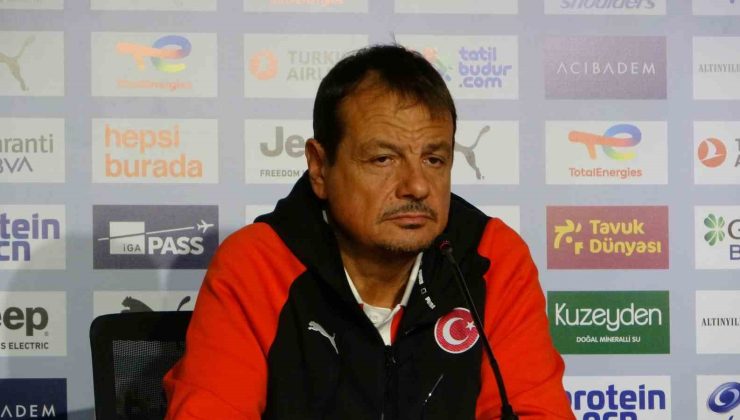 Ergin Ataman: “Tek konsantrasyonumuz Avrupa Şampiyonası bileti elde etmek”