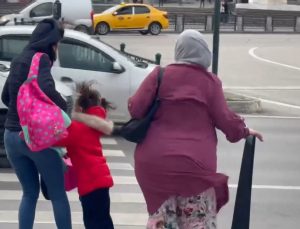 Fırtına Bursa’da adeta insanları uçurdu, kadınlar ve çocuklar zor anlar yaşadı