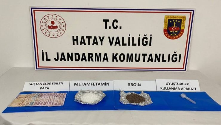 Hatay’da jandarma ekiplerinden uyuşturucu tacirlerine operasyon