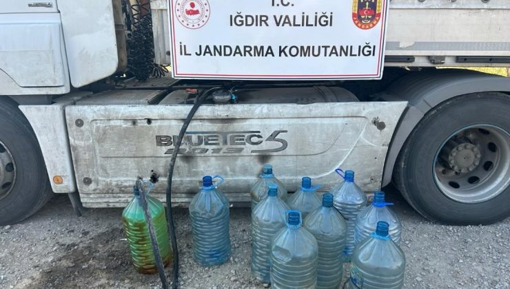 Iğdır’da akaryakıt kaçakçılığı operasyonu