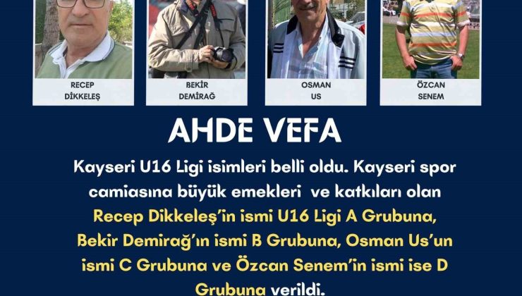 Kayseri ASKF’den ahde vefa