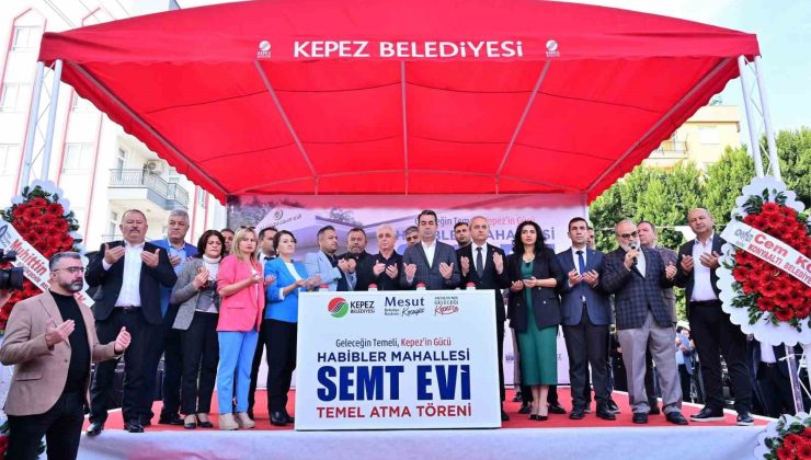 Kepez’e 38 projenin ikincisinin de temeli atıldı