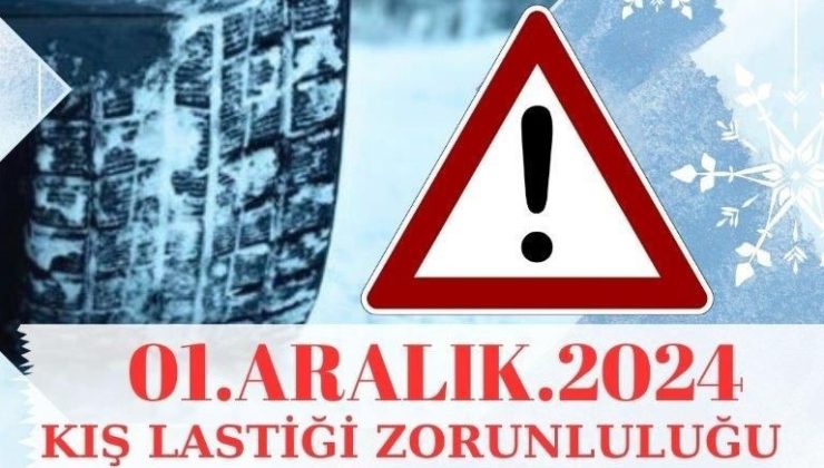 Kırklareli’nde kış lastiği mecburiyeti 1 Aralık’ta başlayacak