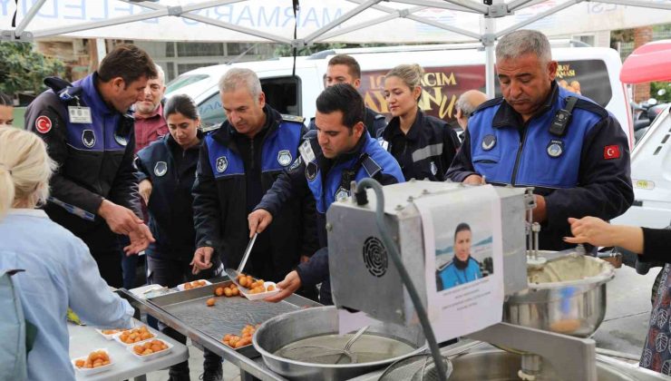 Marmaris’te vefat eden zabıta komiseri Çetin unutulmadı