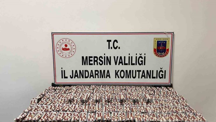 Mersin’de 25 bin adet uyuşturucu hap ele geçirildi