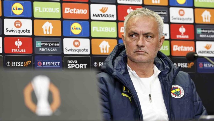 Mourinho: “Yarın iyi bir maç olması için her koşul var”