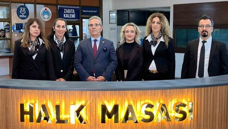 Nazilli Belediyesi ‘Halk Masası’ ile hızlı çözüm olacak