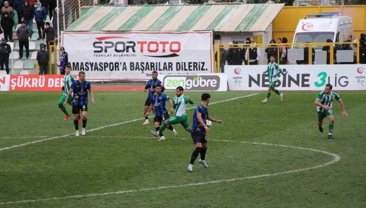 Nesine 3. Lig: Amasyaspor: 1 – Fatsa Belediyespor: 1