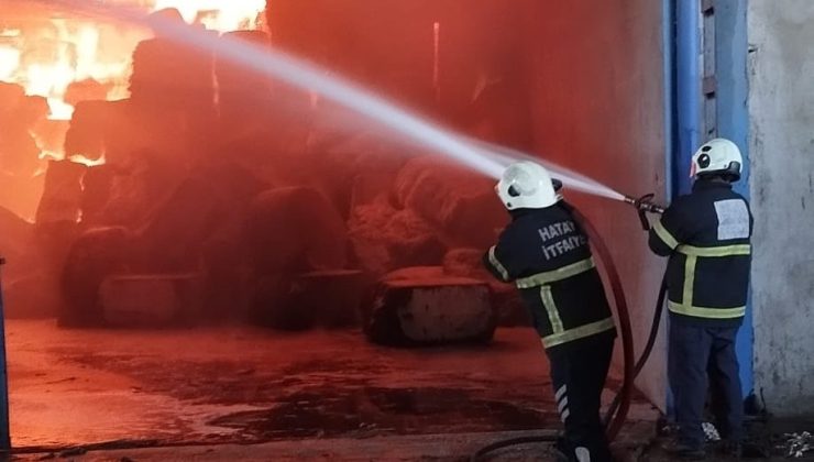 Pamuk fabrikasında çıkan yangın kontrol altına alındı