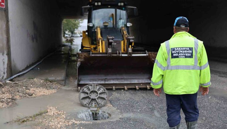 Sakarya’da SASKİ ekipleri ‘Sarı Kod’ uyarısına karşı hazır