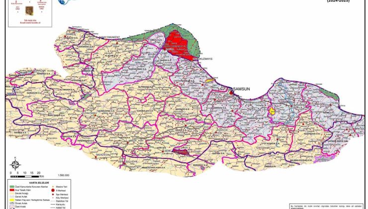 Samsun’da 1,6 milyon TL’lik av pulu geliri