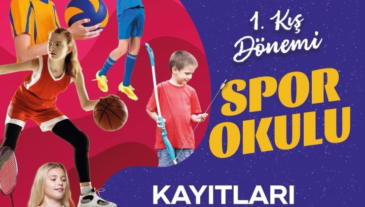 Sporcu dostu Büyükşehirin 1. Kış Dönemi Spor Okulları kayıtları başladı