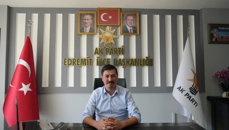 AK Parti Edremit İlçe Başkanı Ertaş’tan su sorunu açıklaması