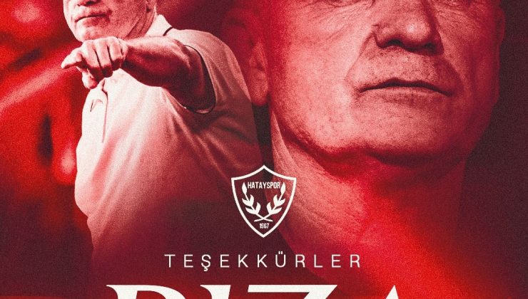 Atakaş Hatayspor, Rıza Çalımbay ile yollarını ayırdı