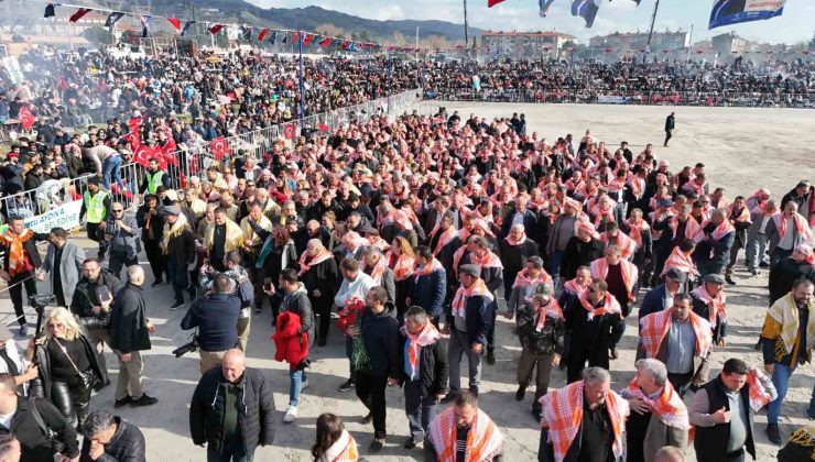 Başkan Çerçioğlu’na güreşseverlerden yoğun ilgi