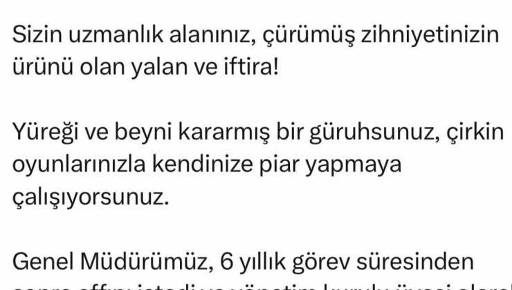 Başkan Şerifoğulları, “Genel müdürümüz, yönetim kurulu üyesi olarak hizmetlerine devam ediyor”