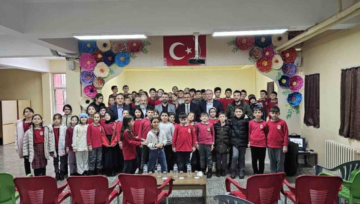 Bayburt’ta ilkokul öğrencileri çocuk sağlığı ve çocuk hastalıkları konularında bilgilendirildi