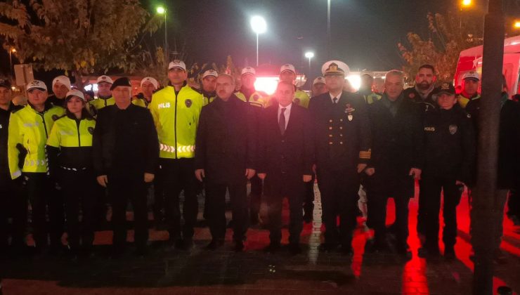 Çanakkale Valisi Toraman, yılbaşında görev başındaki personeli ziyaret etti