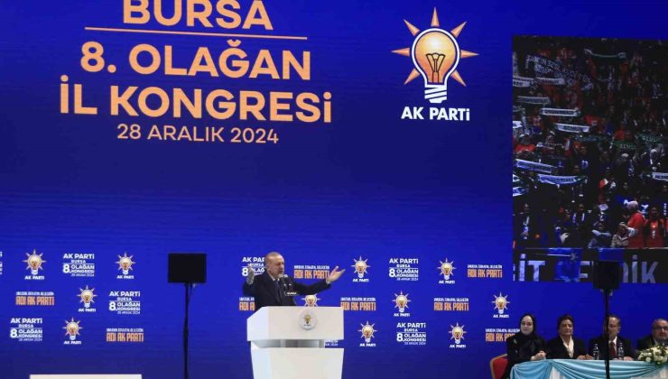 Cumhurbaşkanı Erdoğan, Bursa’ya 785 milyar liralık yatırım yaptıklarını açıkladı