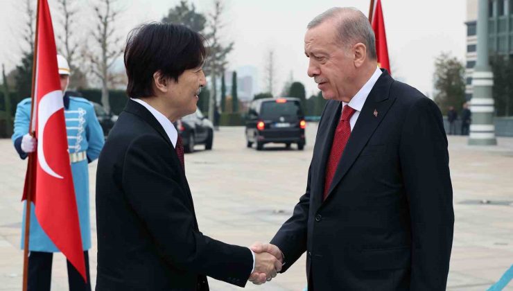 Cumhurbaşkanı Erdoğan, Japonya Veliaht Prensi Fumihito’yu kabul etti