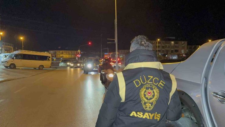 Düzce’de yılın son denetiminde ceza yağdı