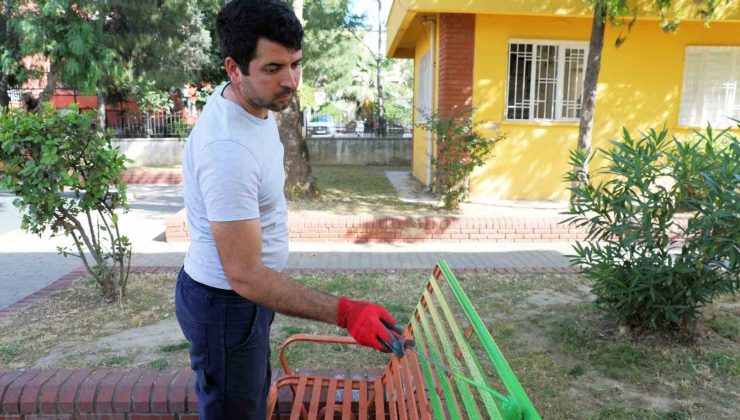 Efeler’in yeşil ekipleri kenti güzelleştiriyor