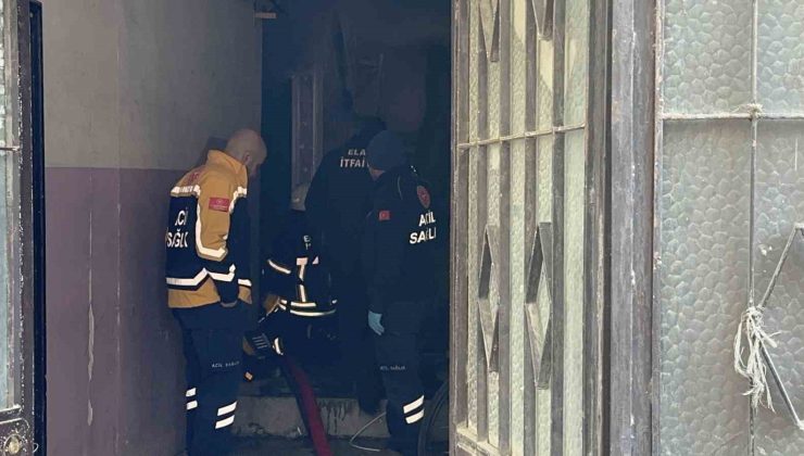 Elazığ’daki depo yangını 4 saat sonra söndürüldü