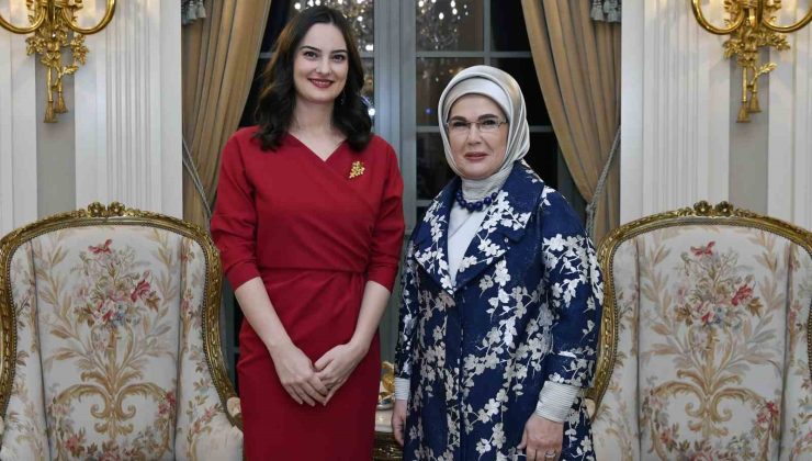 Emine Erdoğan, Karadağ Cumhurbaşkanı’nın eşi Milena Milatoviç ile bir araya geldi