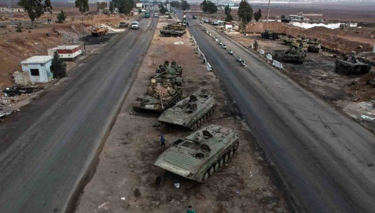 Esad’dan geriye Şam’ın girişine konuşlandırdığı tanklar kaldı