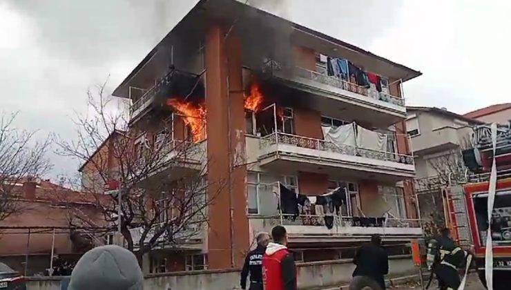 Isparta’da korku dolu anlar: Ev saniyeler içinde alevlere teslim oldu