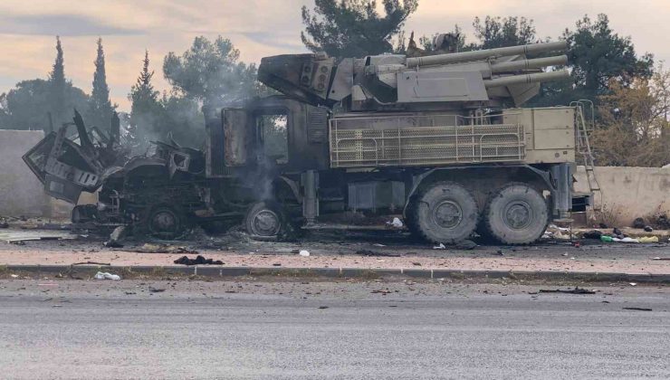 İsrail’in Suriye’de imha ettiği hava savunma sistemleri görüntülendi