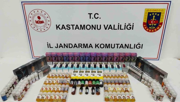 Kastamonu’da çok sayıda elektronik sigara ele geçirildi