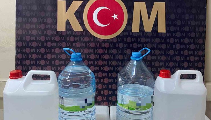 Kırıkkale’de yılbaşı öncesi kaçak içki operasyonu: 1 gözaltı