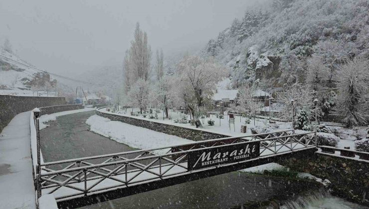 Kosova’da kartpostallık kar manzaraları