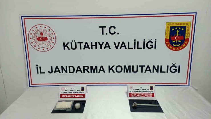 Kütahya’da uyuşturucu operasyonu: 65 gram metamfetamin ele geçirildi