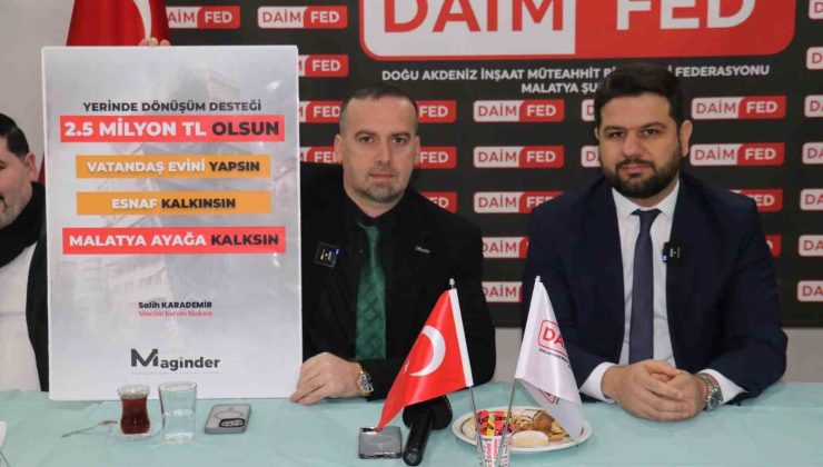 MAGİNDER Başkanı Karademir: “Yerel müteahhitler güçlendirilmeli”