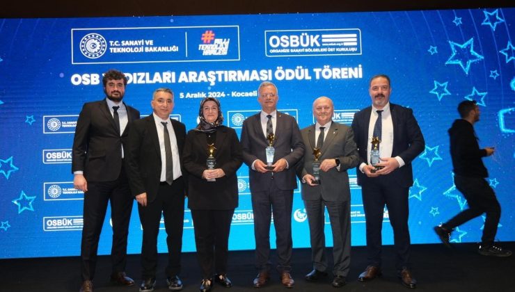 MTOSB’ye ‘En çok katkı veren OSB’ ödülü