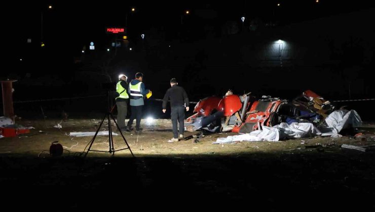 Muğla’daki helikopter kazasının ardından kaza kırım ekipleri olay yerinde inceleme yaptı