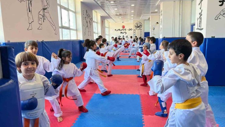 Muş’ta karate kurslarına yoğun ilgi