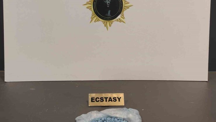 Samsun’da 165 adet ecstasy hap ele geçirildi