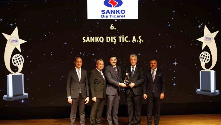 SANKO Dış Ticaret’e “ihracatın yıldızı” ödülü