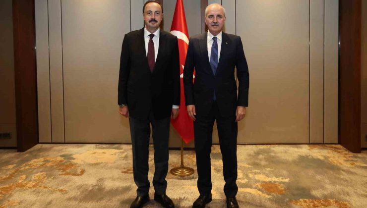 TBMM Başkanı Kurtulmuş, Türkiye’nin Üsküp Büyükelçiliğini ziyaret etti