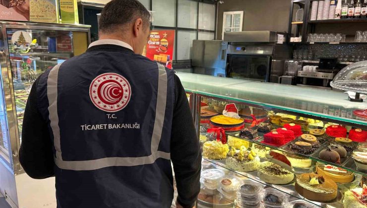 Ticaret Bakanlığı ekipleri İzmir’de market ve pastaneleri denetledi