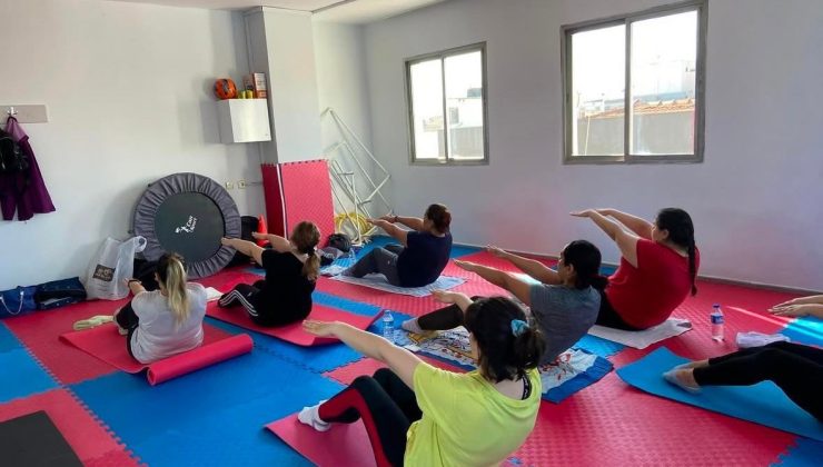 Turgutlu Belediyesinin pilates kursu kadınların ilgi odağı oldu