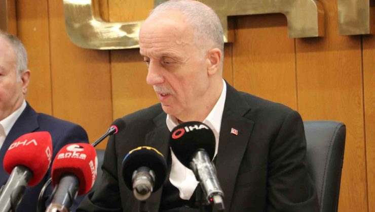 TÜRK-İŞ Başkanı Atalay: “Adil bir düzenleme yapılmadığı sürece TÜRK-İŞ olarak asgari ücret komisyonuna katılmayacağız”