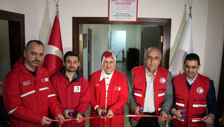 Türk Kızılay Şam Delegasyon Başkanlığı açıldı